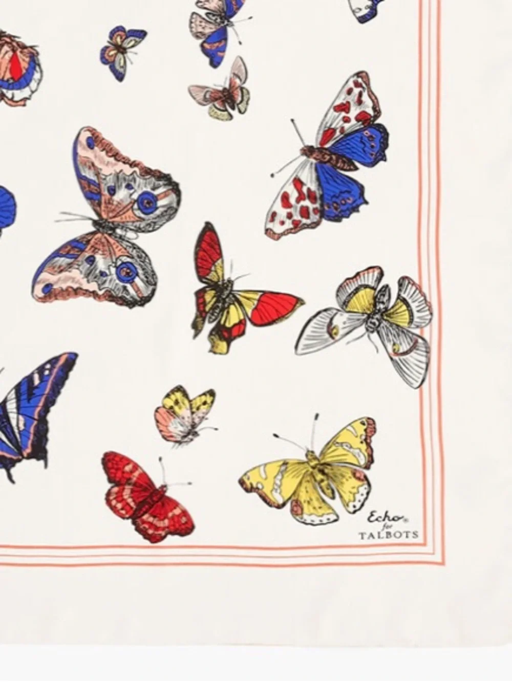 NWOT Talbots Butterfly Scarf by ECHO